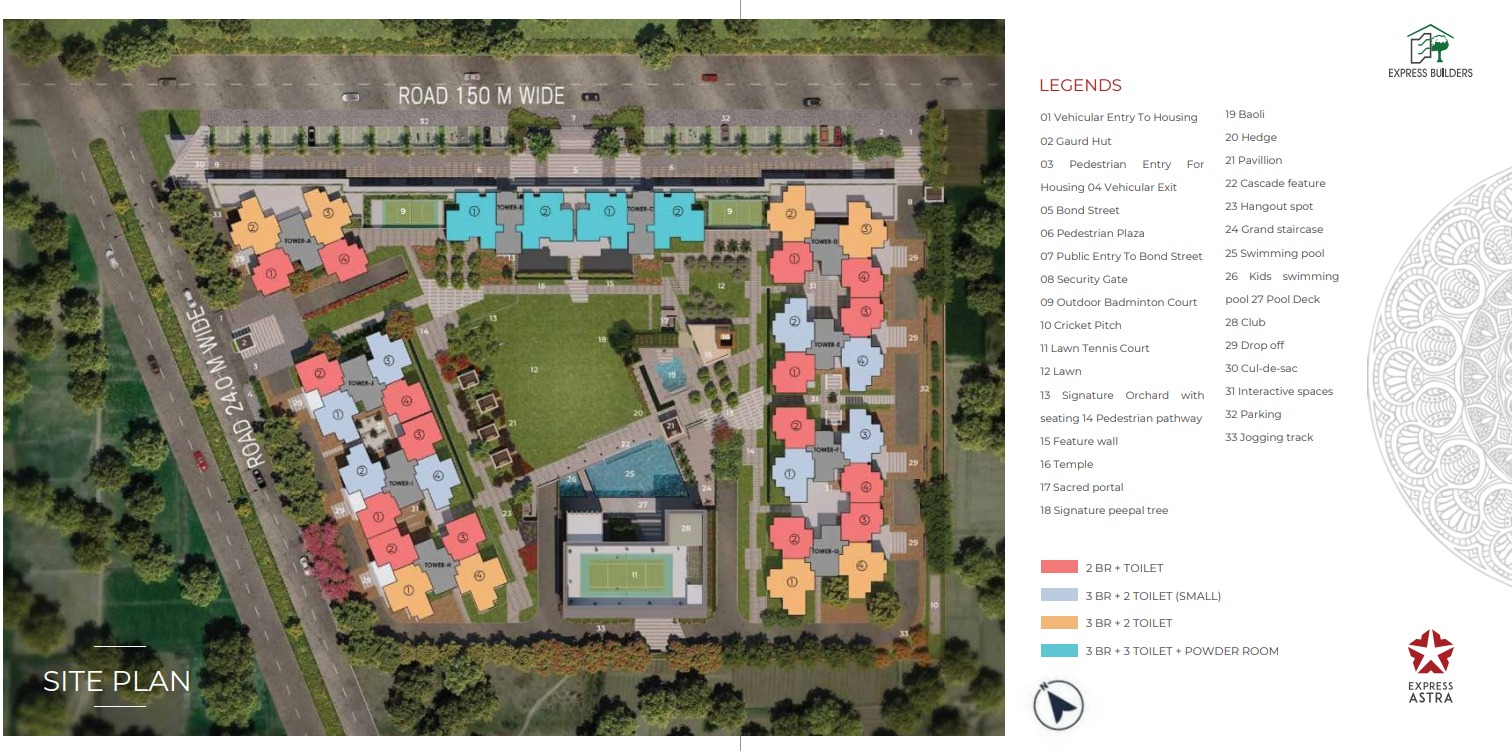 Express Astra  Site Plan